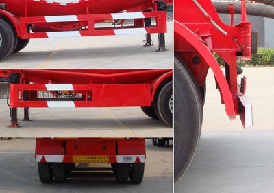 Zhongyun  YFZ9404GFLZY Low density powder material transportation semi-trailer