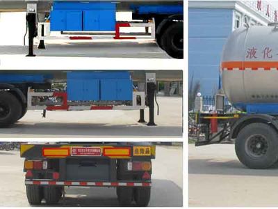 Cheng Liwei  CLW9310GYQ Semi trailer for liquefied gas transportation