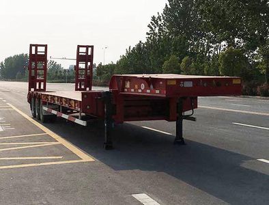 Huajun ZCZ9390TDPHLow flatbed semi-trailer