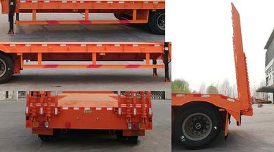 Hongyuda  WMH9401TDP Low flatbed semi-trailer