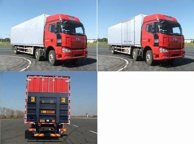 Jiefang Automobile CA5250XXYP63K1L6T3A1E Flat headed diesel box transport vehicle