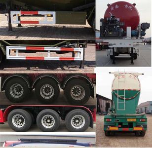 Zhengkang Hongtai brand automobiles HHT9404GFL Medium density powder material transportation semi-trailer