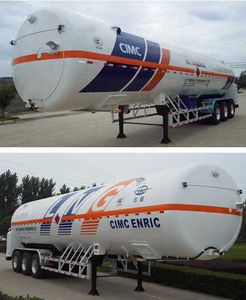 Hongtu  HT9400GDYF3 Low temperature liquid transport semi-trailer