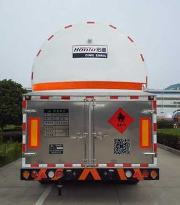 Hongtu  HT9400GDYF3 Low temperature liquid transport semi-trailer