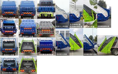 Zhonglian Automobile ZBH5180ZYSCAE6 Compressed garbage truck