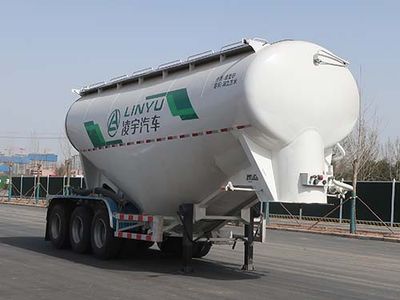 Lingyu  CLY9401GFL38T Medium density powder material transportation semi-trailer