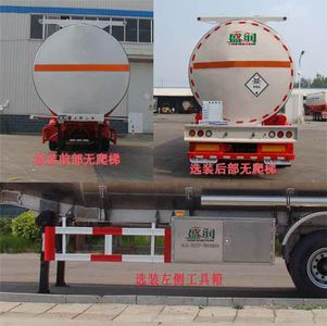 Shengrun  SKW9400GDG Tank transport semi-trailer for toxic and infectious substances