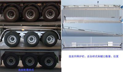 Shengrun  SKW9400GDG Tank transport semi-trailer for toxic and infectious substances