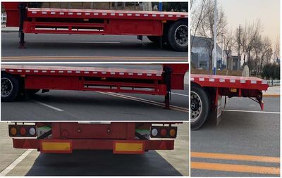 Xinqi Haotuo brand automobiles TXQ9400TDP Low flatbed semi-trailer