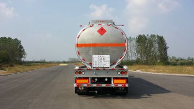 Yongqiang  YQ9351GYYCT2 Aluminum alloy oil transport semi-trailer