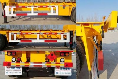 Zhengkang Hongtai brand automobiles HHT9404TWY Transport semi-trailer of dangerous goods tank frame