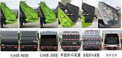 Emperor Environmental Sanitation  HDW5041ZYSB6 Compressed garbage truck