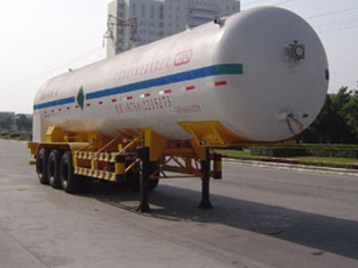 Jiuyuan  KP9406GDY Low temperature liquid transport semi-trailer