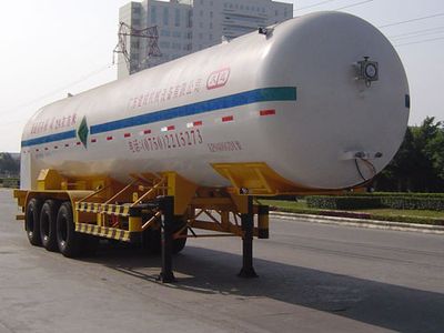 Jiuyuan  KP9406GDY Low temperature liquid transport semi-trailer