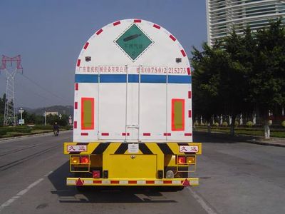 Jiuyuan  KP9406GDY Low temperature liquid transport semi-trailer