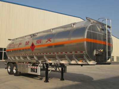 Shengtong brand automobile CSH9340GYY Aluminum alloy oil transport semi-trailer