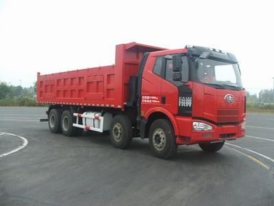 Jiefang Automobile CA3310P63K2L3T4E Flat head diesel dump truck