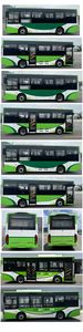 Chinese license plate cars TEG6810BEV02 Pure electric city buses