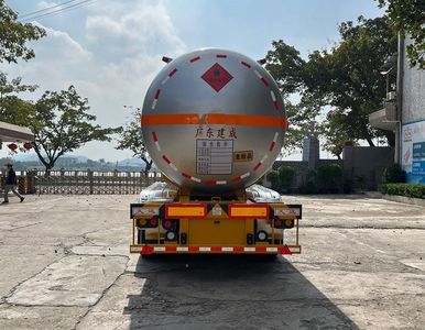 Jiuyuan  KP9403GRY Flammable liquid tank transport semi-trailer