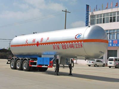 Cheng Liwei  CLW9406GYQ Semi trailer for liquefied gas transportation