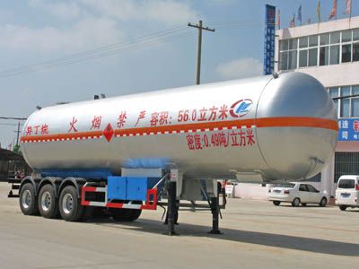 Cheng Liwei  CLW9406GYQ Semi trailer for liquefied gas transportation