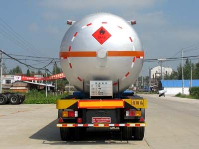 Cheng Liwei  CLW9406GYQ Semi trailer for liquefied gas transportation