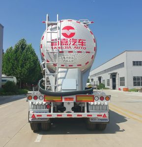 Yangjia  LHL9401GFLL Aluminum alloy medium density powder material transportation semi-trailer