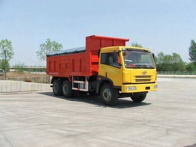 Jiefang Automobile CA3203P7K2T1 Flat head diesel dump truck