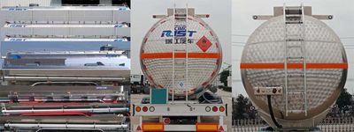 Ruijiang  WL9404GRYL Aluminum alloy flammable liquid tank transport semi-trailer