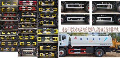 Dongfeng  DFZ5185GPS9CDE watering lorry 