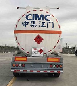 CIMC ZJV9350GRYJM Aluminum alloy flammable liquid tank transport semi-trailer