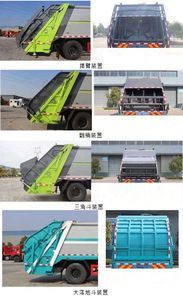 Cheng Liwei  CLW5182ZYSBHJ Compressed garbage truck