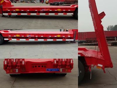 Liyuanda brand automobiles LWY9383TDP Low flatbed semi-trailer