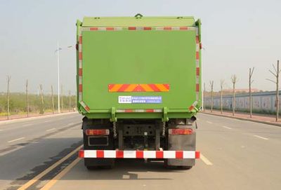 Tianjun Dejin brand automobiles TJV5252ZLJZZJ garbage dump truck 