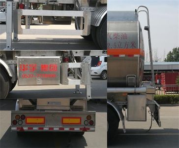 Huayuda  LHY9403GYY Aluminum alloy oil transport semi-trailer