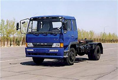 Jiefang Automobile CA4158P1K2 Flat headed diesel semi-trailer tractor