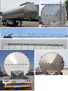 Xinkaida brand automobiles DLZ9400GYS Liquid food transportation semi-trailer