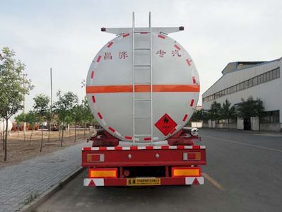 Changhua  HCH9400GRY43 Flammable liquid tank transport semi-trailer