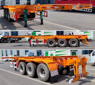 Zhongyun Changda brand automobiles XSQ9400TJZ30 Container transport semi-trailer