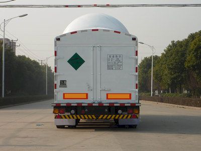 Han Zhong Shen Leng  ZHJ9409GDY Low temperature liquid transport semi-trailer