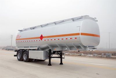 Qixing  QXC9352GYYA Aluminum alloy oil transport semi-trailer