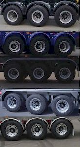 Qixing  QXC9352GYYA Aluminum alloy oil transport semi-trailer