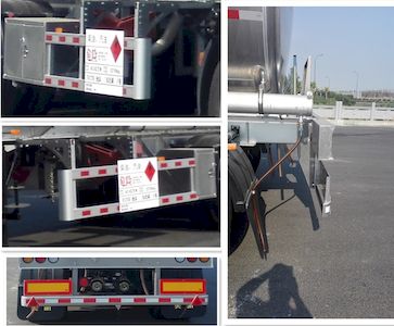 Tianming  TM9407GYYTG2 Aluminum alloy oil transport semi-trailer