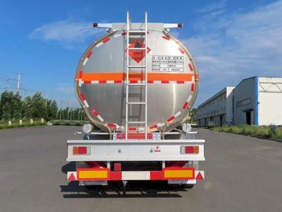 Luping Machinery LPC9404GYYSA Aluminum alloy oil transport semi-trailer