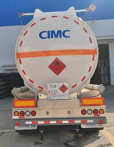 CIMC ZJV9403GYYJMA Aluminum alloy oil transport semi-trailer