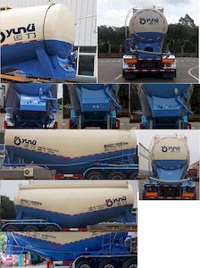 Yunli  LG9407GFL Medium density powder material transportation semi-trailer