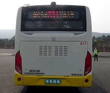 Chinese license plate cars TEG6853BEV01 Pure electric city buses