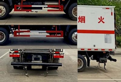 Chufei  CLQ5041XFW6E Corrosive goods box transport vehicle