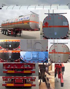 Zhengkang Hongtai brand automobiles HHT9408GLY Asphalt transport semi-trailer