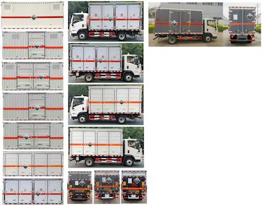 Dali  DLQ5042XFWZZ6 Corrosive goods box transport vehicle